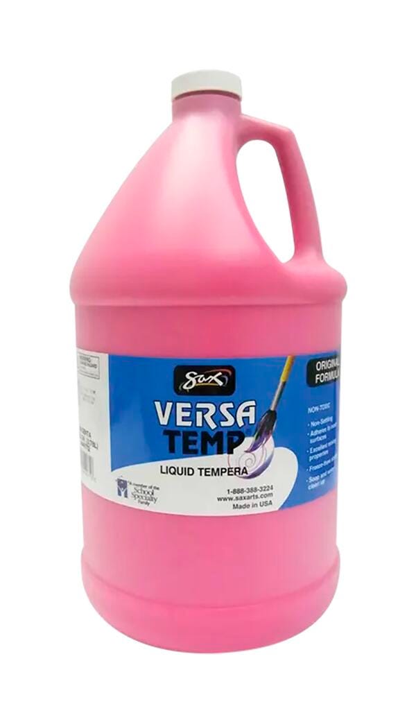 Sax Versatemp Heavy-Bodied Tempera Paint, 1 Gallon, Magenta 1440712